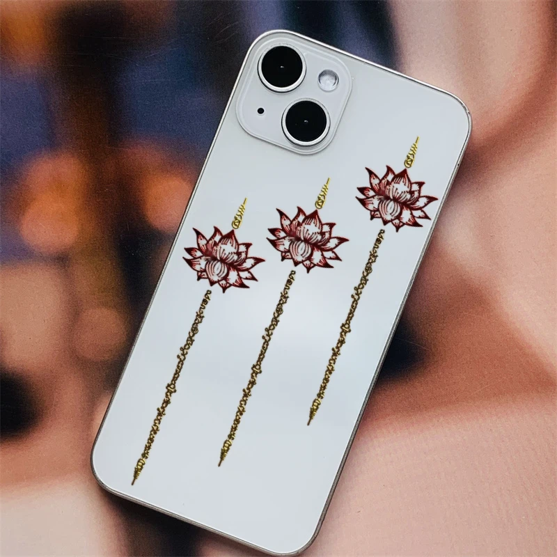 掩面创意手机贴纸C背面九尾狐魅力加倍娜娜手机贴