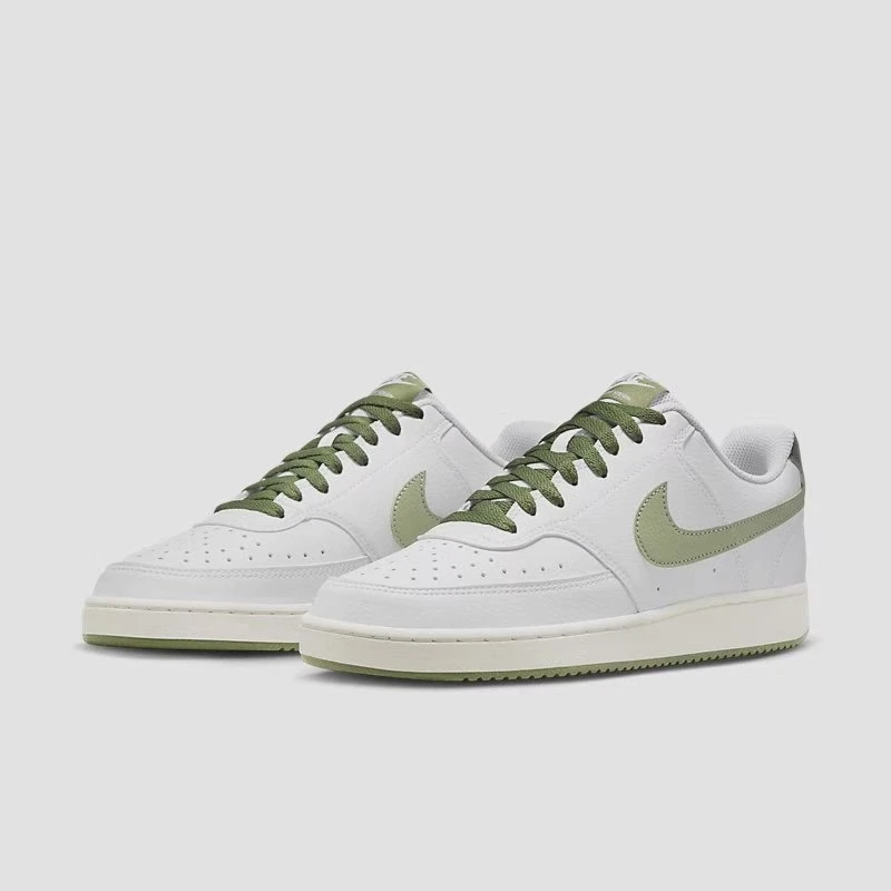 NIKE耐克COURT VISION 简版空军白绿休闲板鞋男小白鞋 FJ5480-100