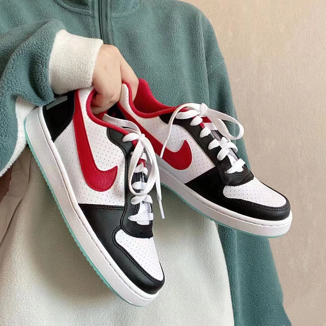 Nike耐克女鞋Court Low 白红芝加哥低帮运动休闲板鞋DQ5354-161