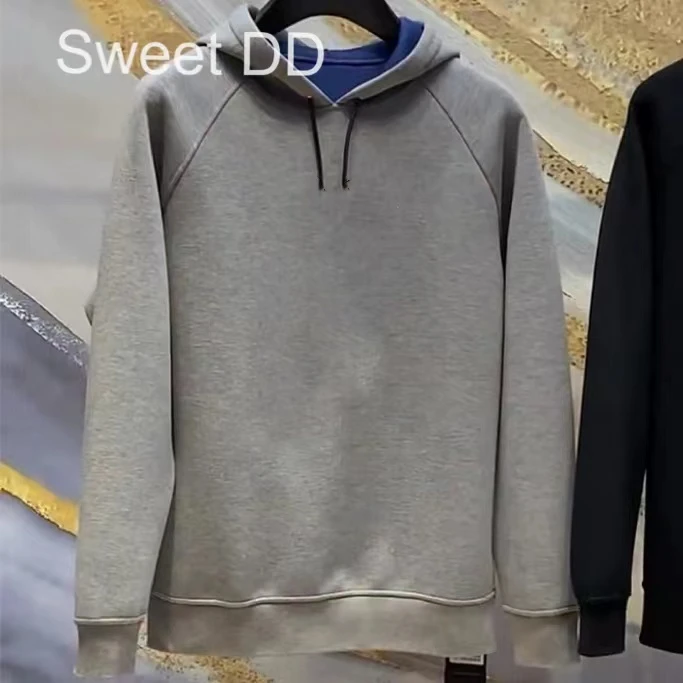 Sweet DD灰色连帽拼接长袖卫衣（BLT）