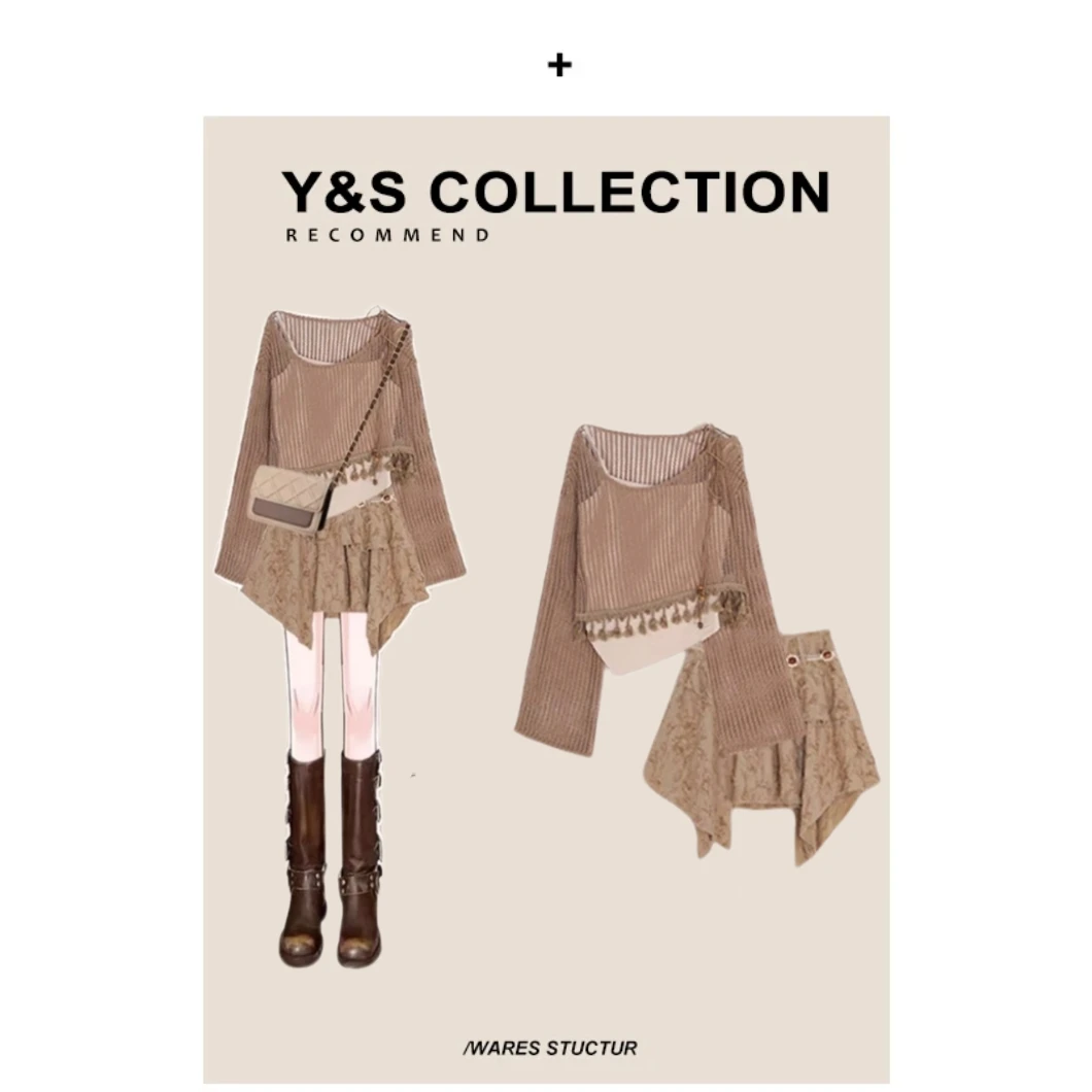 【推荐搭配】2024夏季新款废土风草原沙漠穿搭美拉德穿搭套装