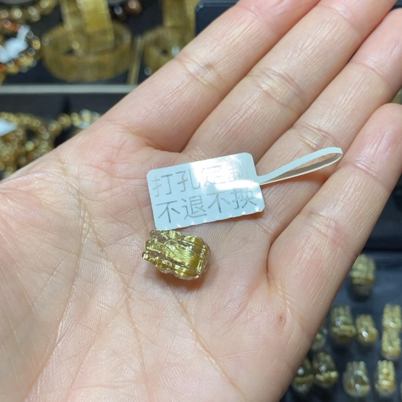 【闪购商品】水晶配珠未镶嵌言**?定制打孔不退不换闪