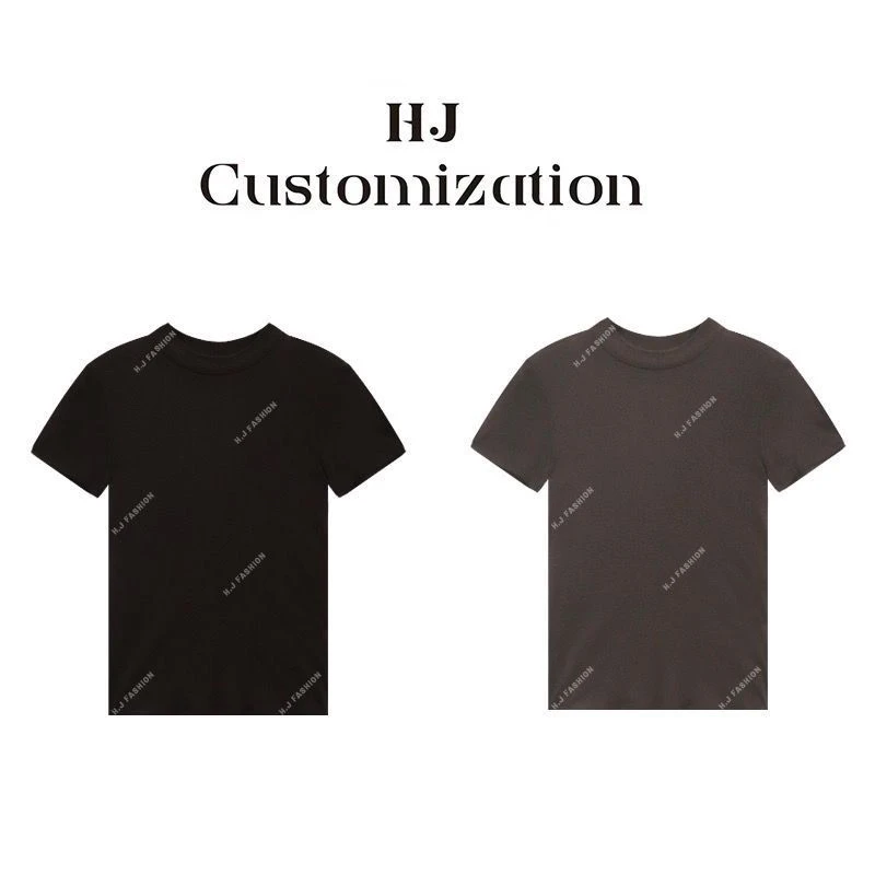 【 H·J 】“质柔”薄款面膜微透修身显瘦百搭莱赛尔短袖上衣617