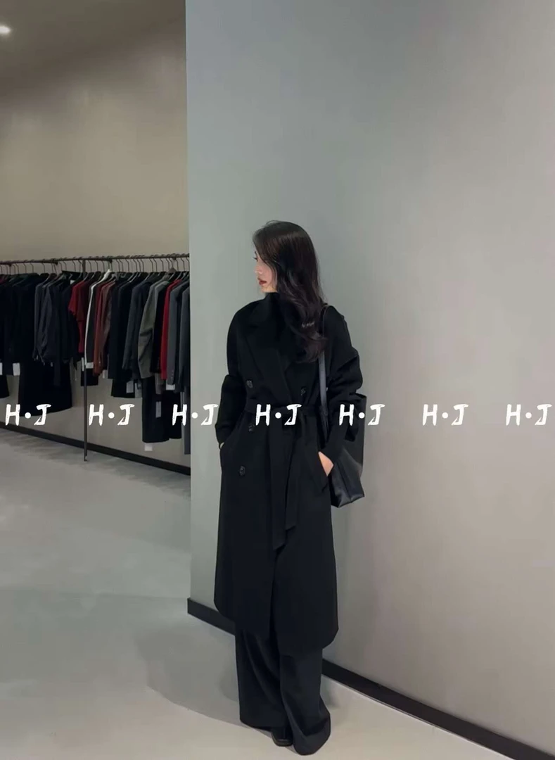 【 H·J 】“收藏家”万年经典款蚕丝羊绒大衣86007