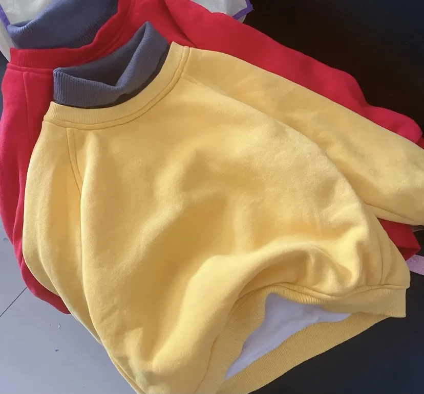 泡沫童话高领假两件加送加厚卫衣宝宝用品