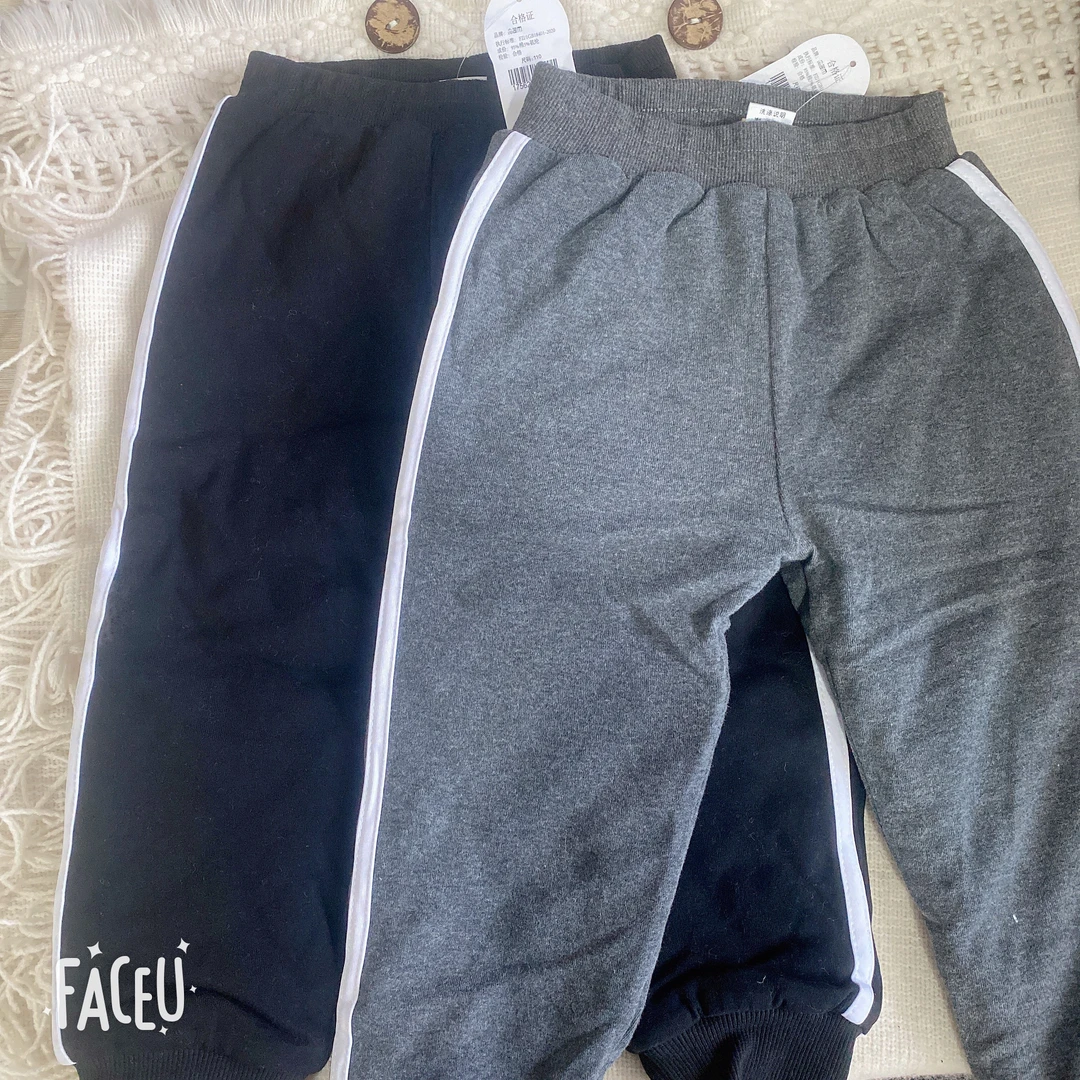 小金币儿童加厚保暖收脚运动休闲裤