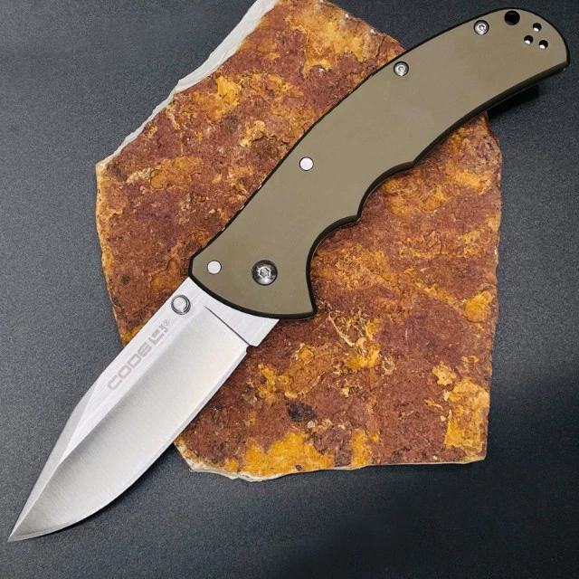 COLDSTEEL美国冷钢 58系列法典户外刀具超薄铝柄防身训练装备露营