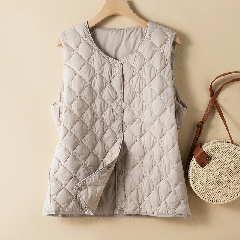 百搭外穿内搭新款女装棉马夹甲纯色时尚显瘦宽松保暖打底背心外套