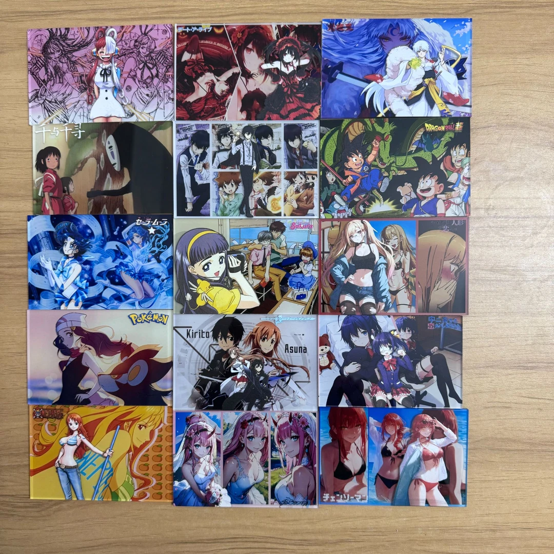 柯南鬼灭五等分的花嫁等多ip冰箱贴尺寸9.6×6.4×0.5