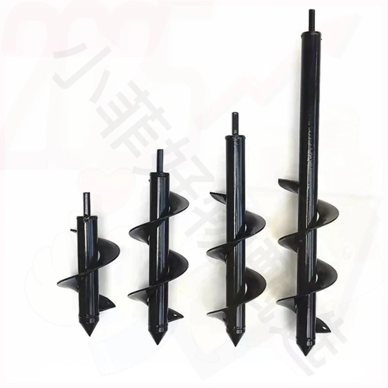 ^新疆包邮^充电地钻螺旋钻头 花园种菜种花 打孔机多功能套装