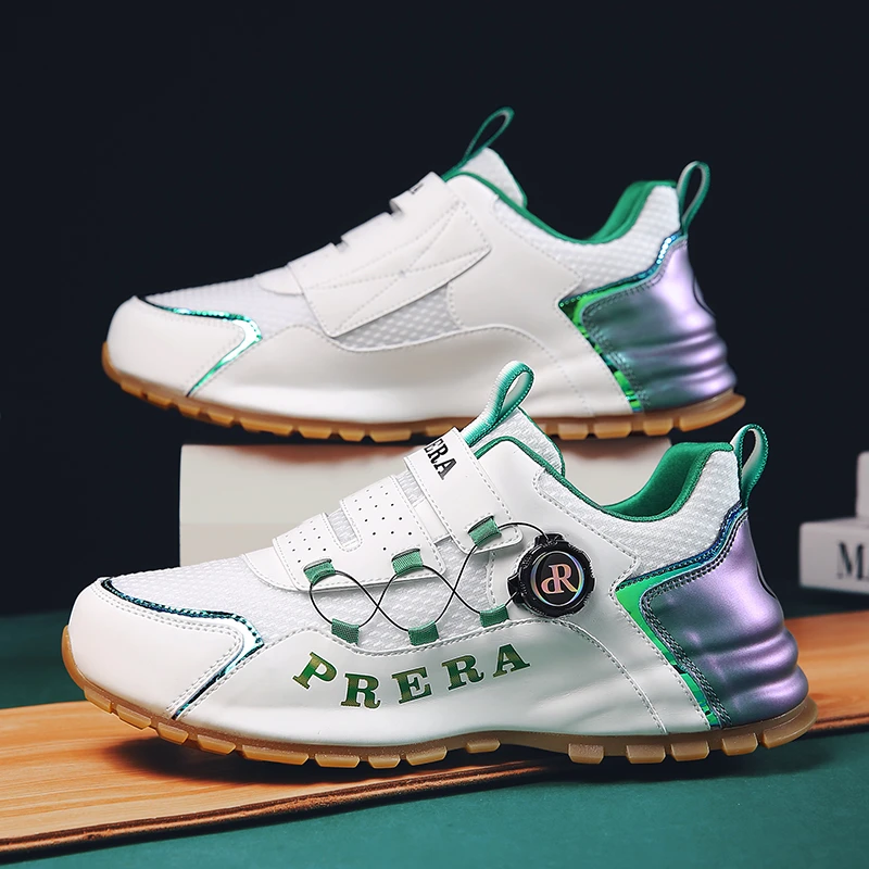 PRERA 春季高端男士自动扣运动时尚潮流百搭情侣休闲鞋PRD8812