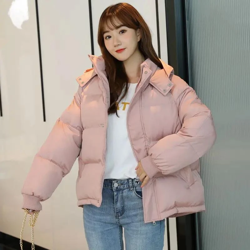 羽绒服2023新款爆款女士女款年加厚韩版宽松羽绒小袄学生面羽绒棉