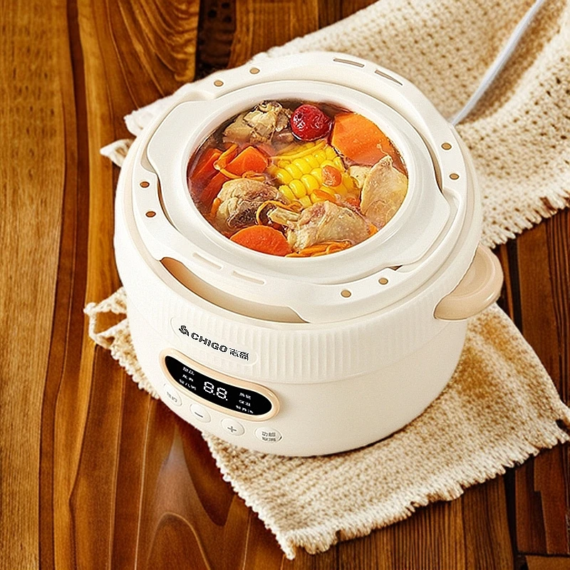 志高婴儿辅食锅电炖锅煮粥小电饭煲粥锅宝宝专用全自动炖盅bb煲汤