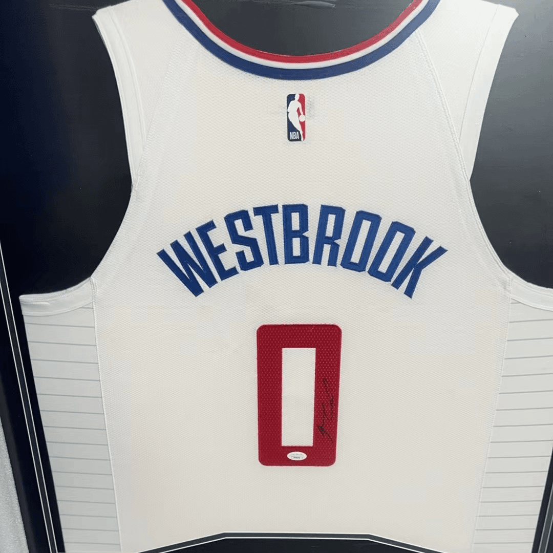 【铭人堂】威斯布鲁克亲签快船队AU版本球衣收藏