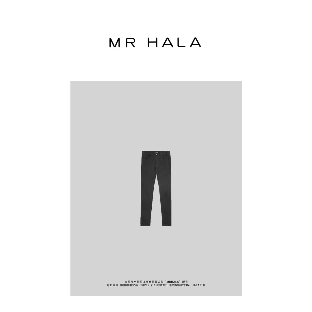 MRHALA 六麓质感翘臀微弹丹宁裤女 LK31275