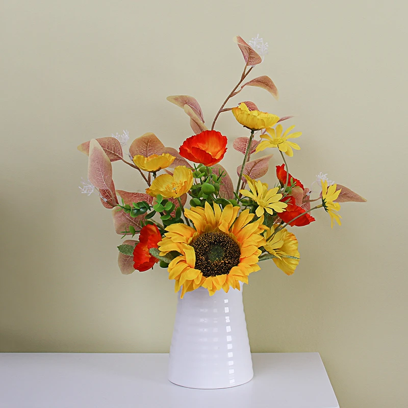 【美家系】轻奢小清新仿真花假花家居装饰品室内客厅摆设桌面摆件