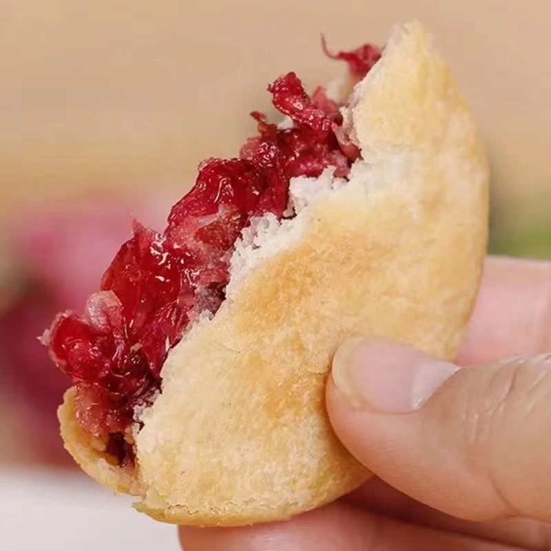 云品良物手工制作鲜花饼