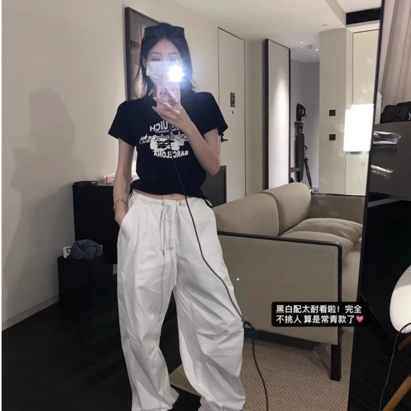 【OPENING自制】ju百搭三色降落伞休闲裤长裤