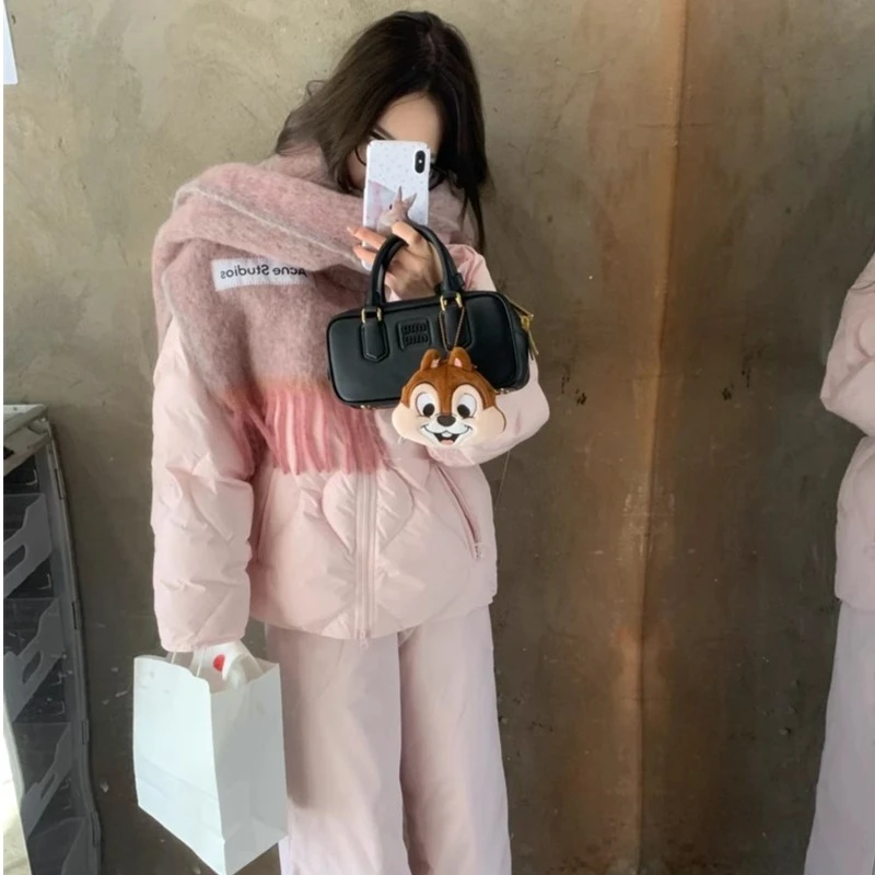 【OPENING自制】简约立领纯色绗线保暖羽绒服