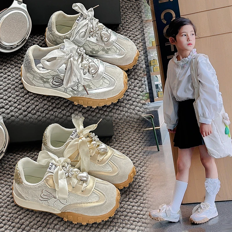 2024年秋季新款女宝宝时尚简约ins运动鞋儿童休闲鞋MSY-XF-8118