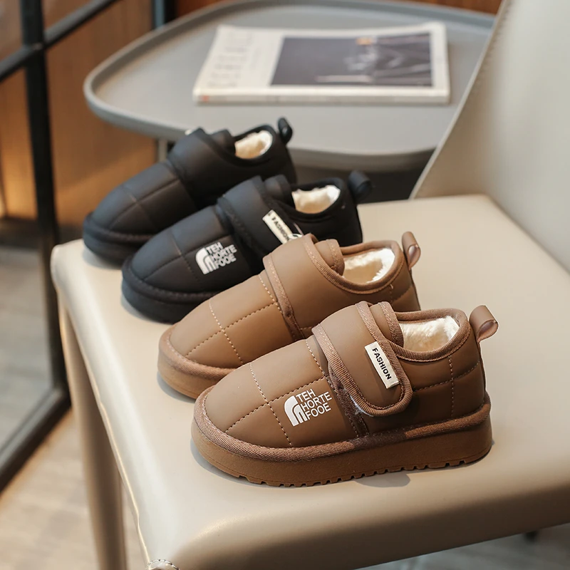 2023年冬季新款男童女童时尚新款韩版简约休闲女宝宝棉鞋XMX-M320