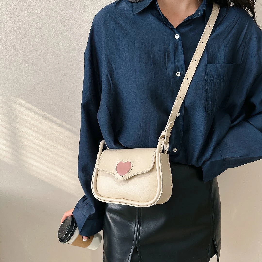 爱心女包diy手工编织包包单肩斜挎包自制材料包亲手做情人节礼物