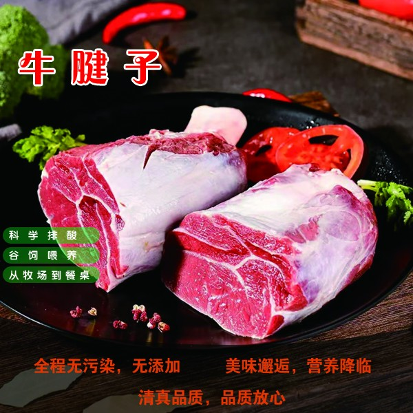 【三天牛精修牛腱子5斤】新鲜嫩牛腱子鲁西黄牛非注水现切现发