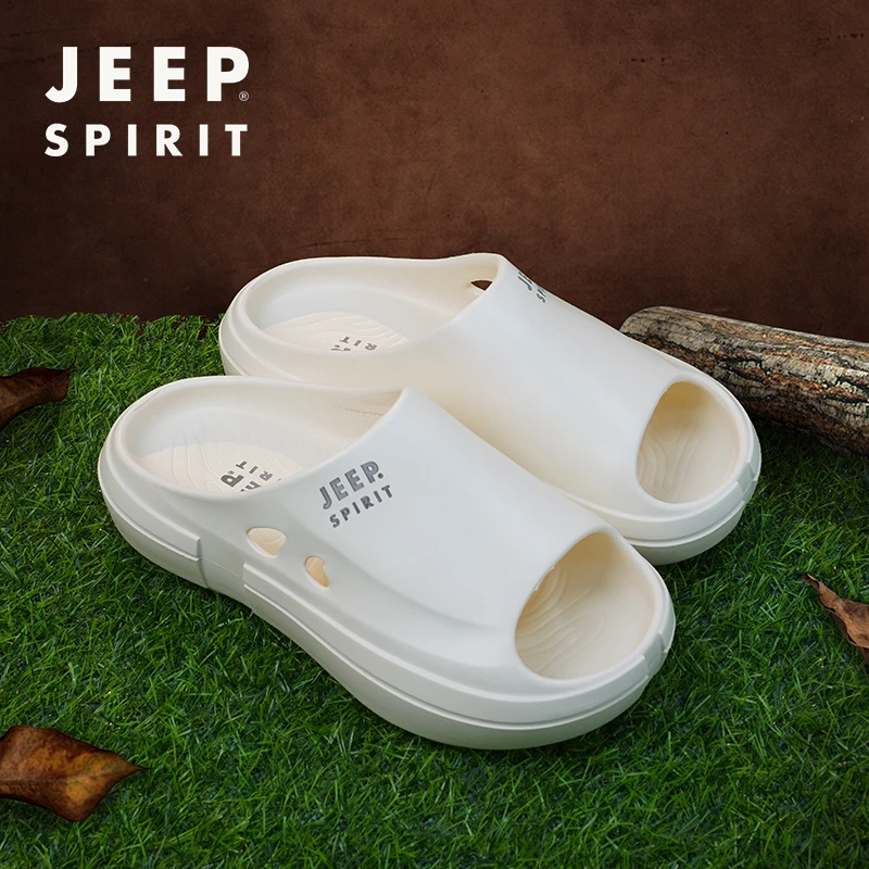 JEEP SPIRIT吉普男士拖鞋防滑透气厚底休闲百搭防滑厚底男士拖鞋