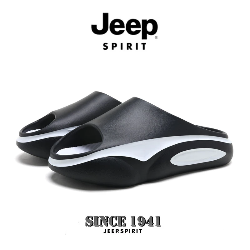 JEEP SPIRIT吉普拖鞋夏季舒适时尚户外休闲厚底防滑厚底男士拖鞋