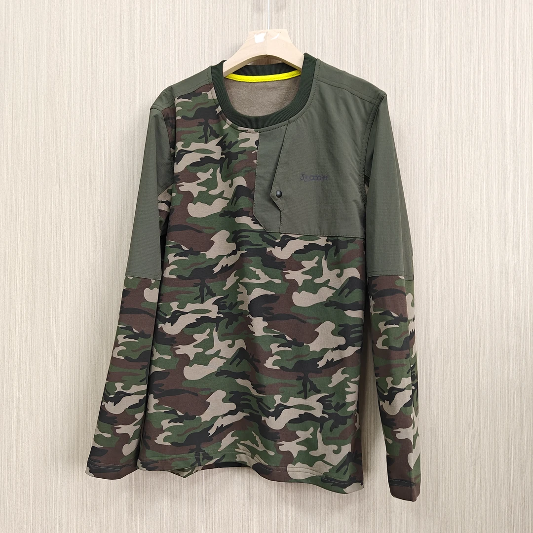 春秋/男子户外商务通勤套头卫衣新款潮流休闲简约运动针织上衣305