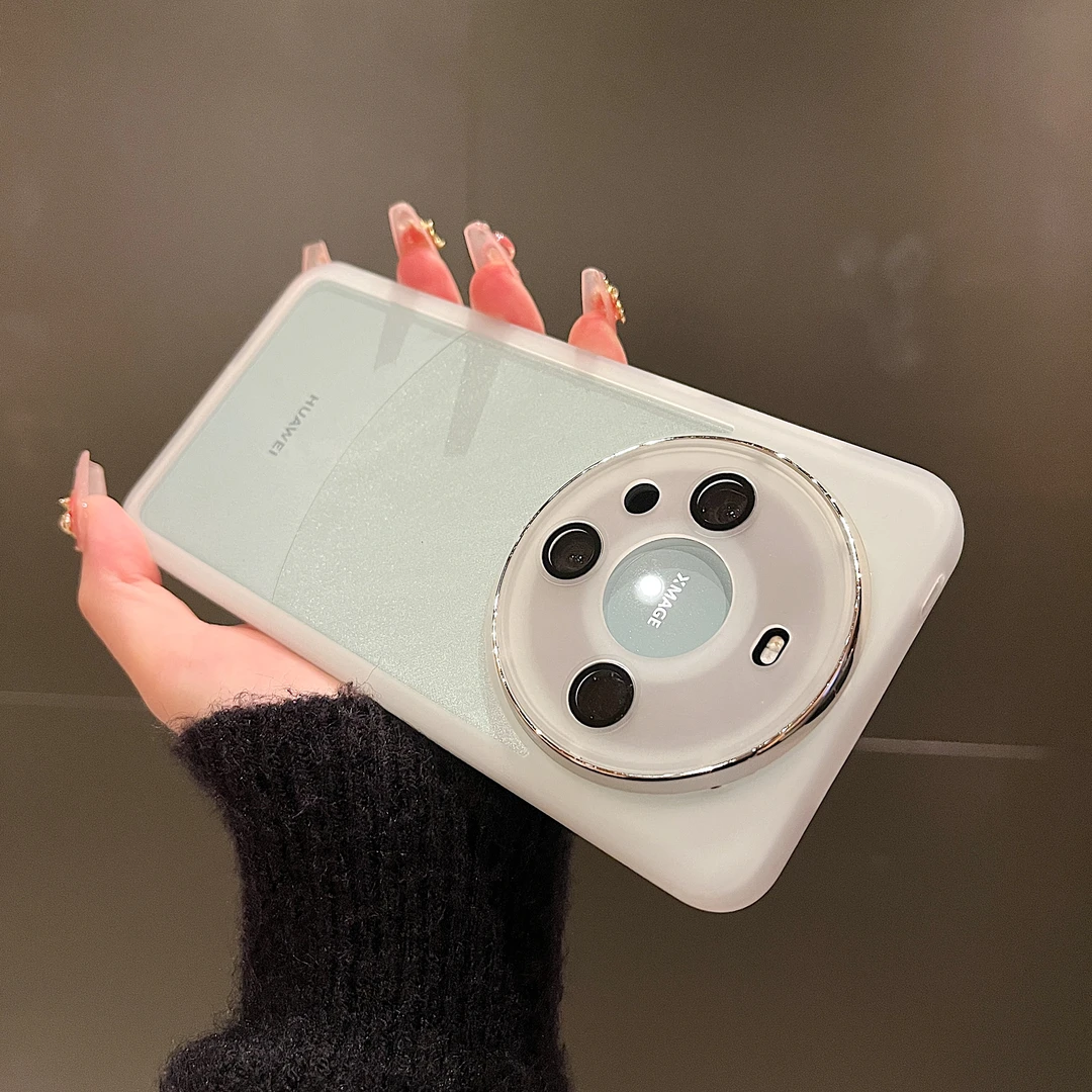 透明镜头全包适用于华为mate60pro/50/40/p50荣耀nova11手机壳软