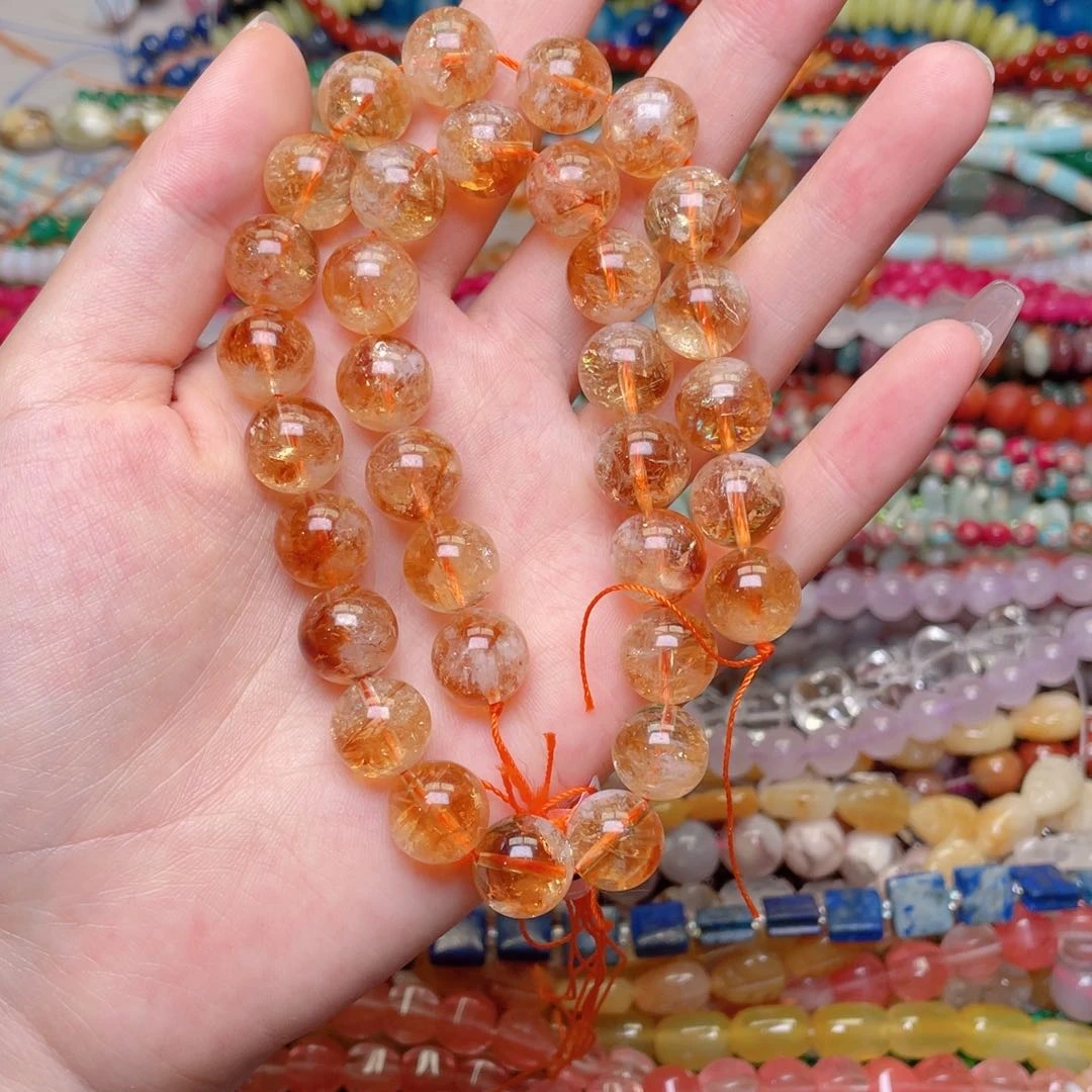 玛瑙/玉髓珠宝半成品未镶嵌卡12黄塔晶