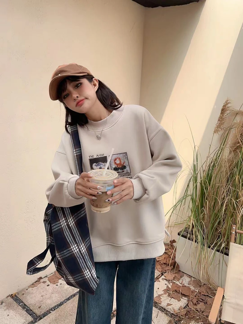 2025春款韩版休闲卫衣