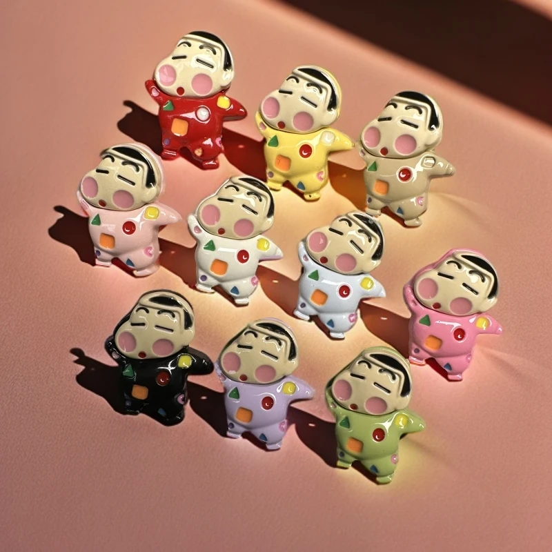 【曼曼甄选】 卡通睡衣小新 DIY手机链配件 合金配件 合金拼接