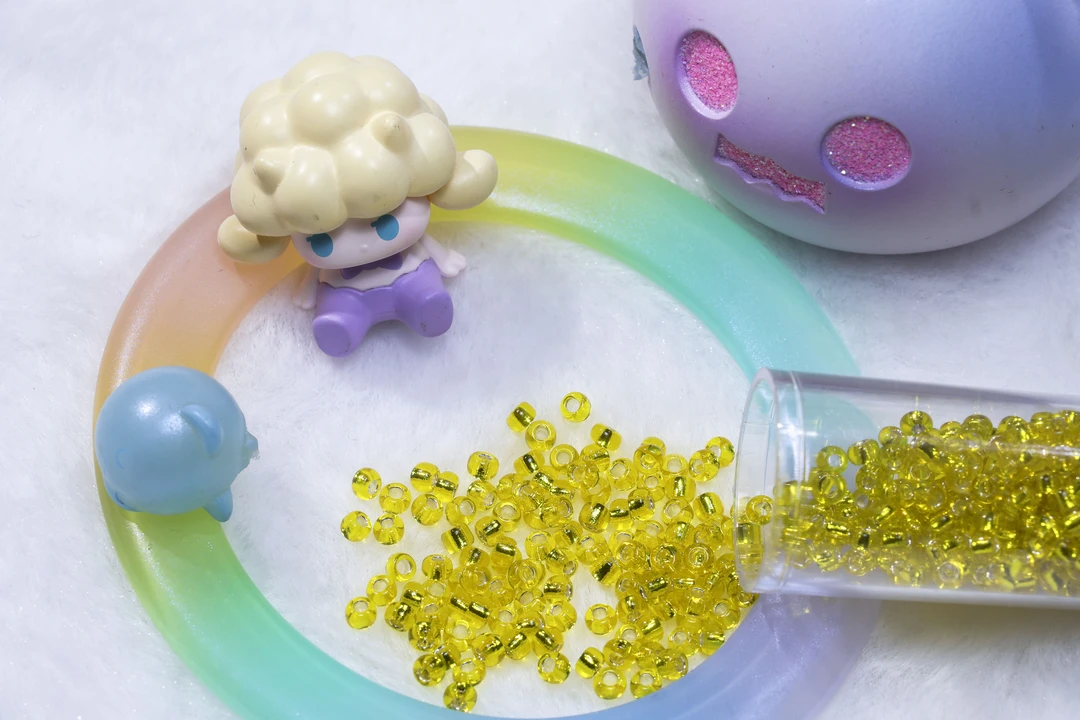 正品【彩虹灌银】超圆超优米珠专用卡3mm大佩珠米珠