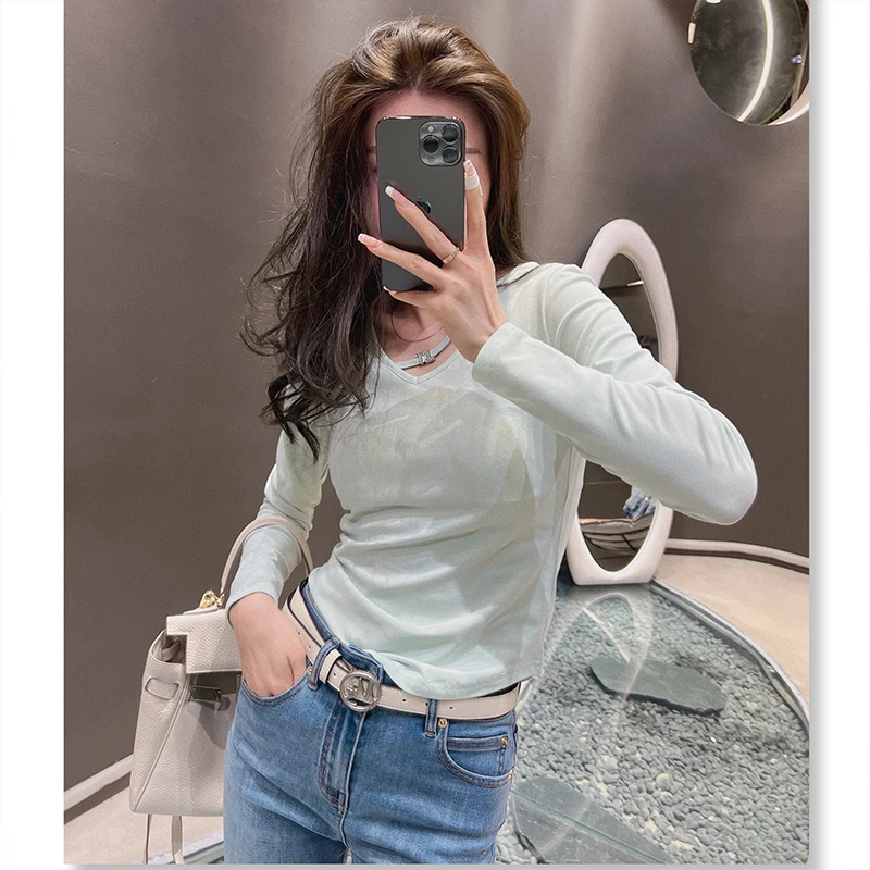 〖小九推荐〗追逐自由 2023早春新款韩版慵懒风百搭T恤-T5595春秋