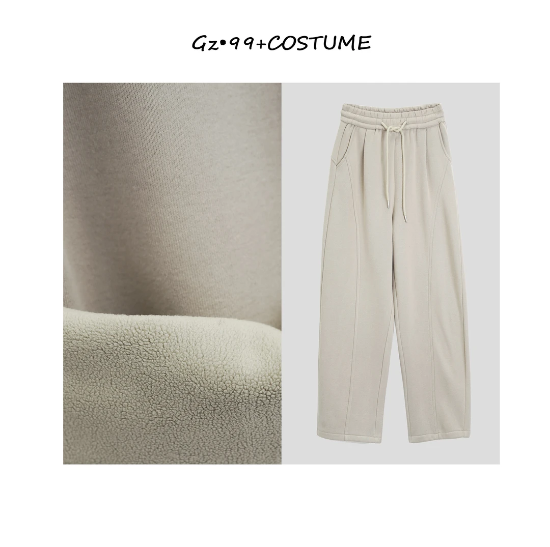 〖小九推荐释义慰力 2023冬季新款加绒加厚抽绳休闲裤-K6772