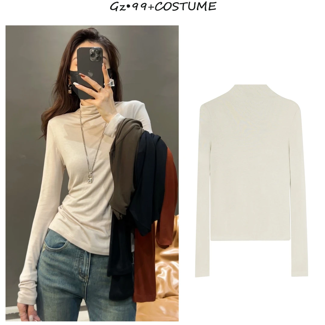 小九推荐为它心动 2023初秋新款时尚休闲长袖上衣T-5725