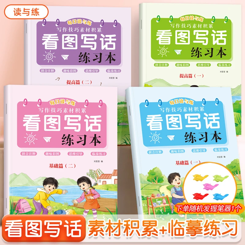 看图写话小学生一二年级说话思维导图练习押题范文教程作文大全