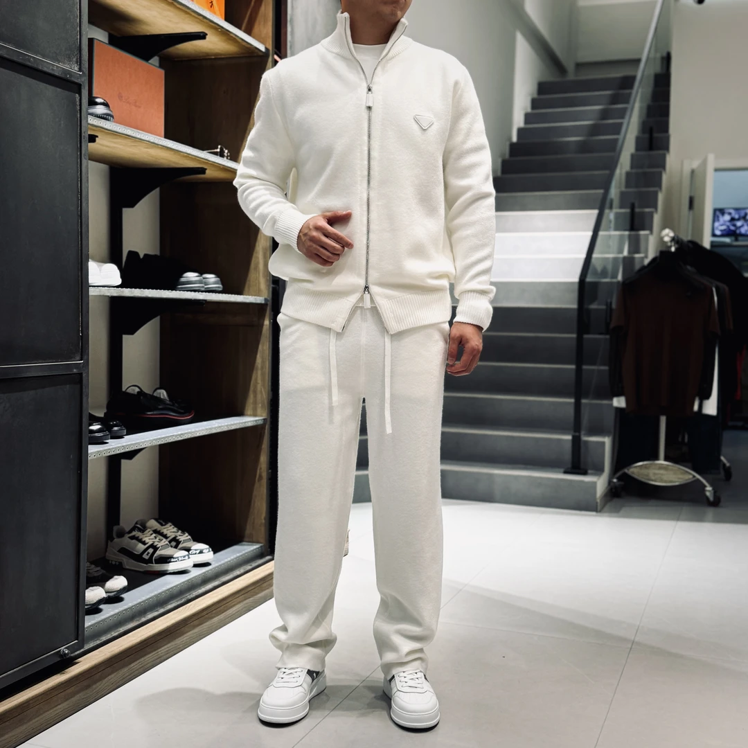 PABO | 羊毛混纺立领休闲套装