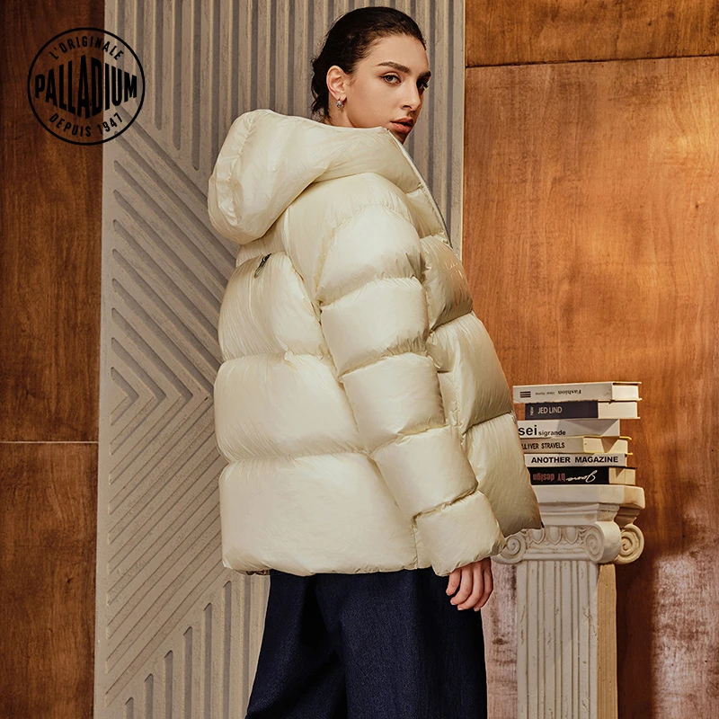 帕拉丁冬季男女同款羽绒服时尚潮流宽松长袖短羽绒服1010616