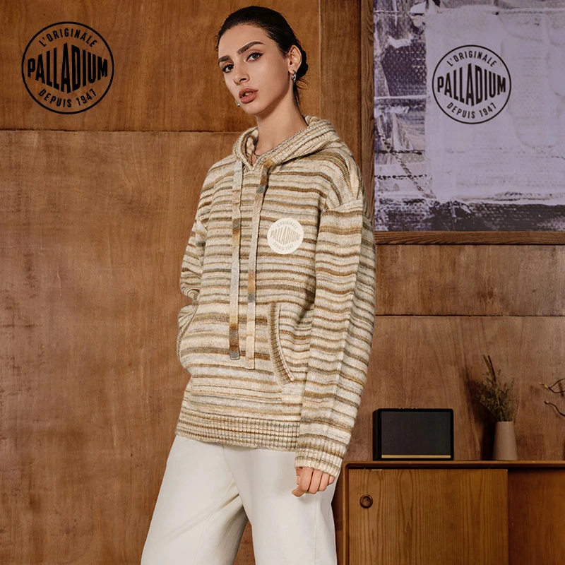 PALLADIUM/帕拉丁休闲秋冬男女同款连帽毛衫1010676