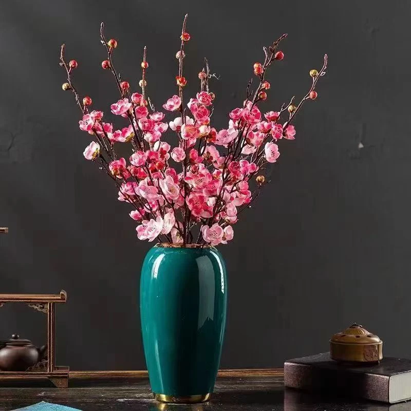 [年宵花]红梅色粉红桃花干枝鲜花水培阳台卧室水培植物遇水开花