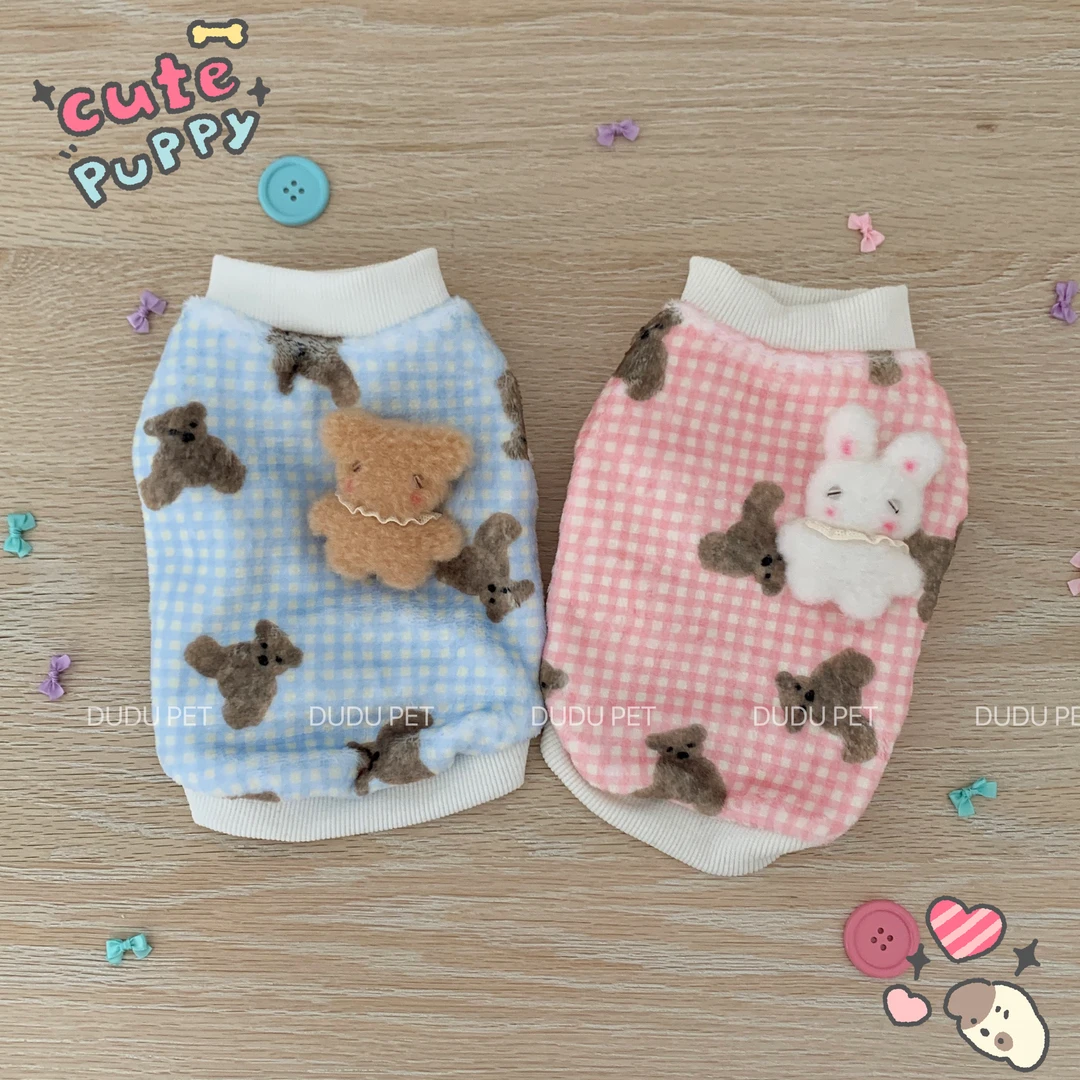 【DUDU】24款秋冬宠物软糯绒绒玩偶卫衣家居服狗狗衣服宠物衣服