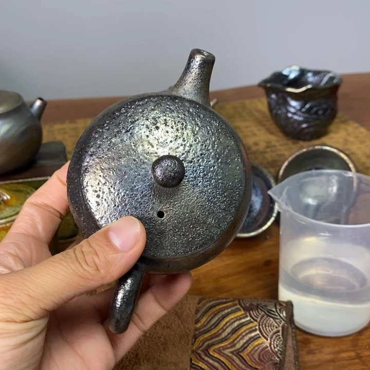 壶A****器建水紫陶柴烧茶器