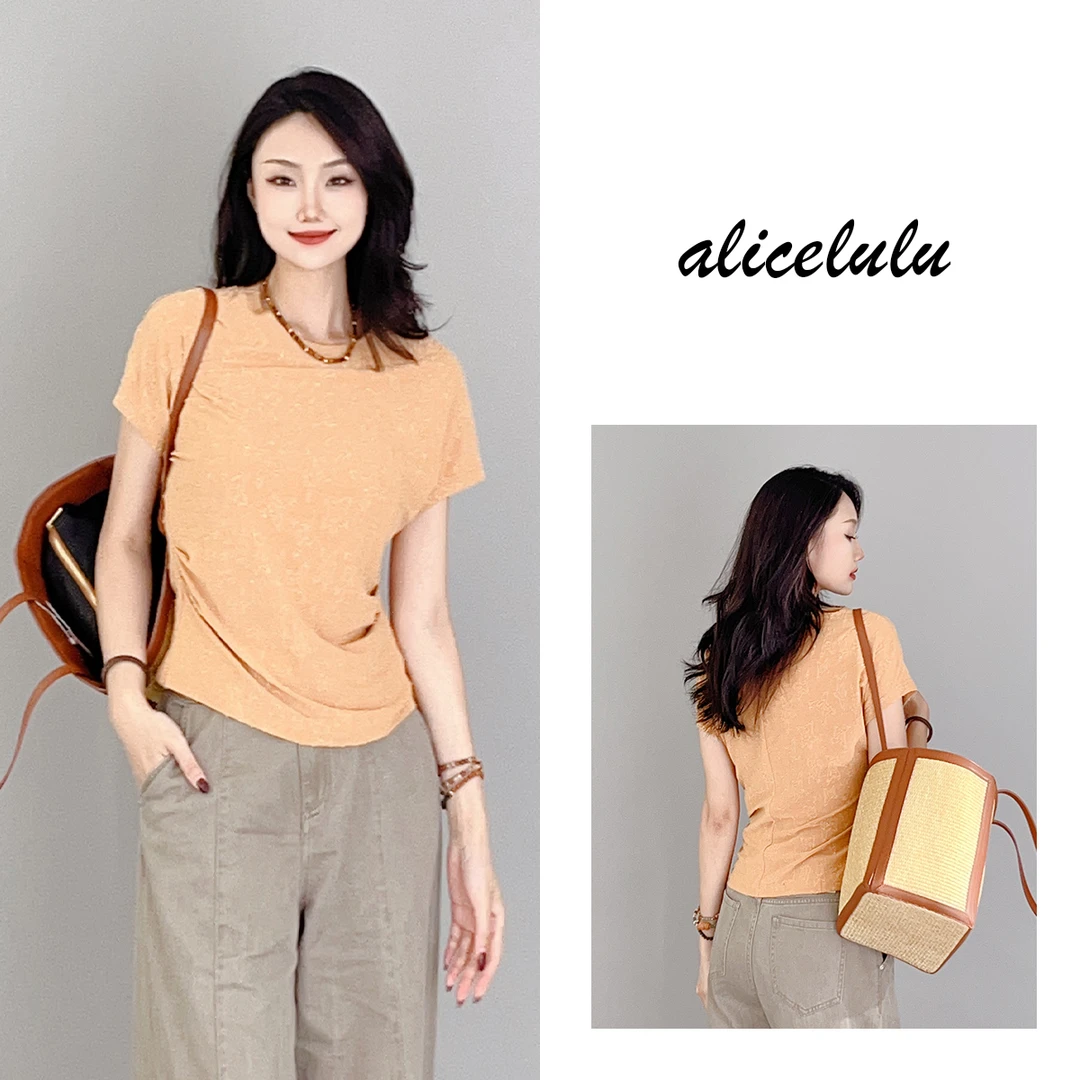 3 ALICE “金缕衣”衬衫 闪耀银线 弹力显瘦 S1033721L