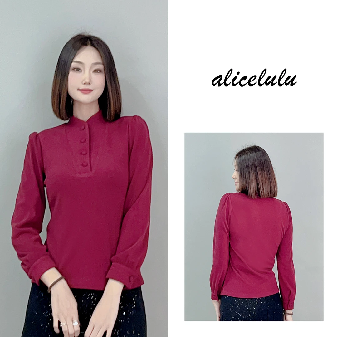 1 ALICE “当家主母”衬衫 温婉国风 显白气质 S1034816E