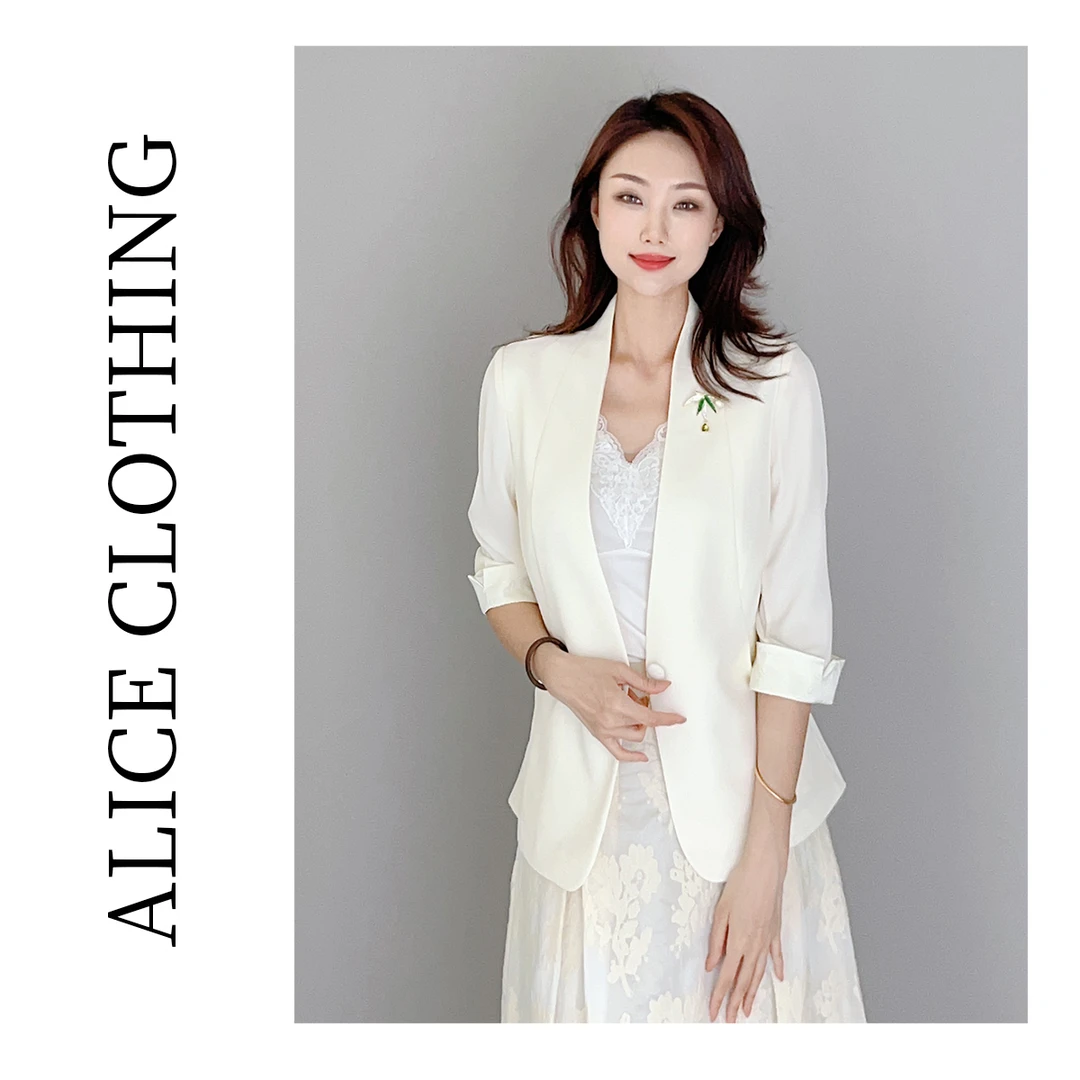 3【ALICE “独立风骨”国风外套】优雅提花 层次剪裁 H1033291Q