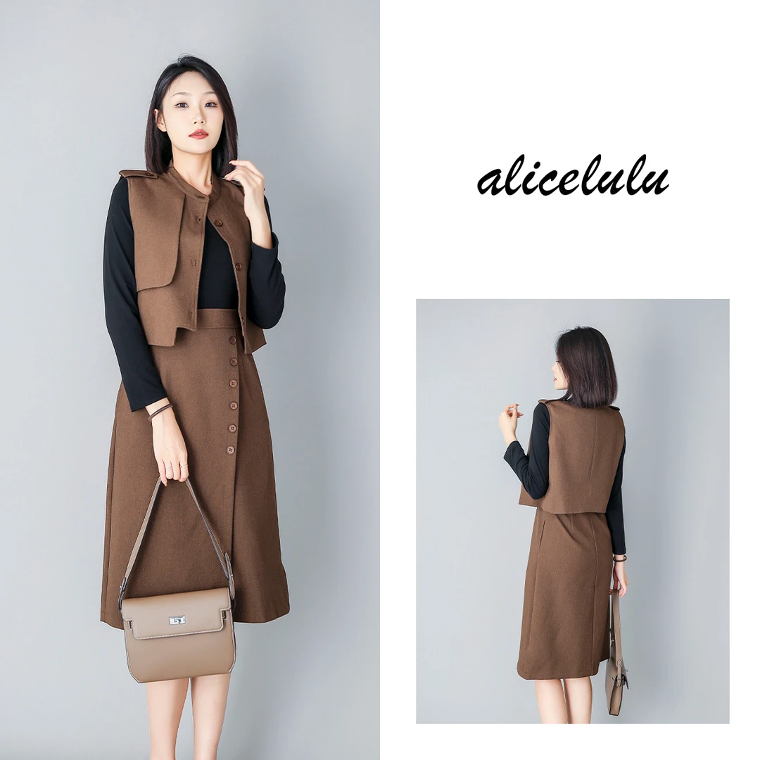 3 ALICE “风中优雅”女装套装 气质通勤 时髦层次 S2139111T