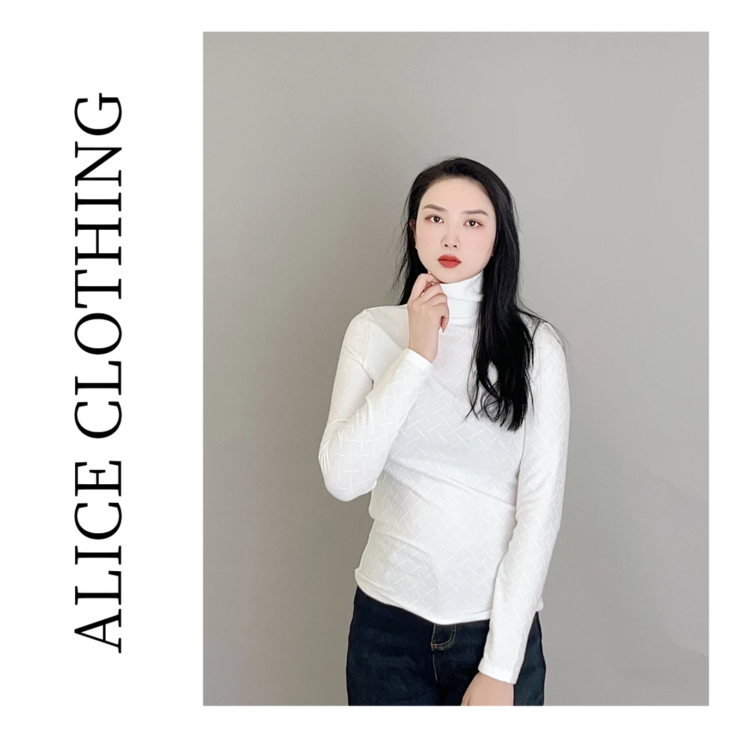 1【ALICE “不改本色”柔软打底衫】基础百搭 弹力亲肤 S2136213T